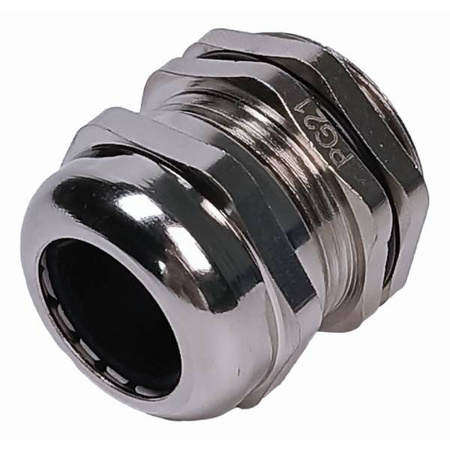 Dławik Kablowy PG21 - Metalowe Złącze - Dławnica Metalowa - Hermetyczna Mufa