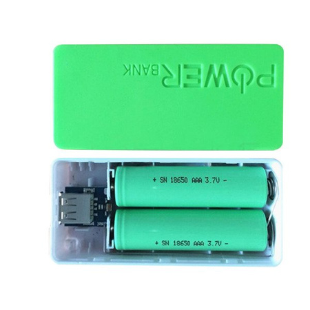 Case for powerbank - for 2 18650 batteries