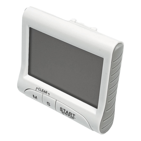 Minutnik Elektroniczny - Timer Czasowy - Biały - Alarm Kuchenny