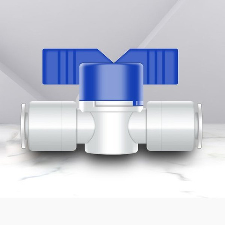 Zawór kulowy - Szybkozłącze do wody - 1/4" 6.5mm - łącznik na wężyk - osmoza