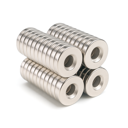 Magnes 15x3x4mm pierścieniowy N35 - magnes neodymowy
