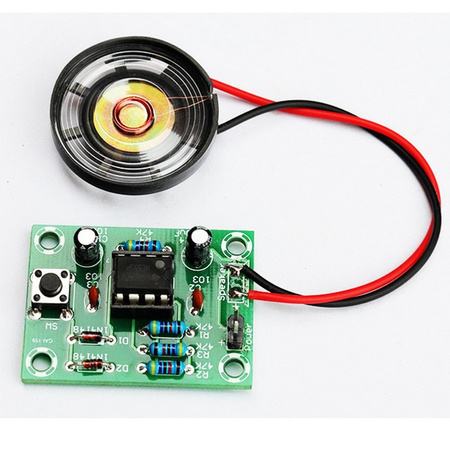 Elektroniczny dzwonek - ding dong NE555 DIY KIT