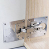 Set of 4x Hinge Repair Plate - 90x90mm - Repair Plate