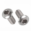 Śruba z łbem grzybkowym na imbus - M6 x 12mm - 10szt.