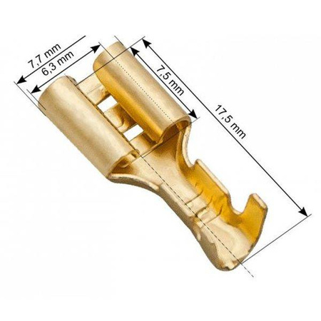 Zestaw 315szt Konektor Nieizolowany Płaski 2.8/4.8/6.3mm Pary Koszulki