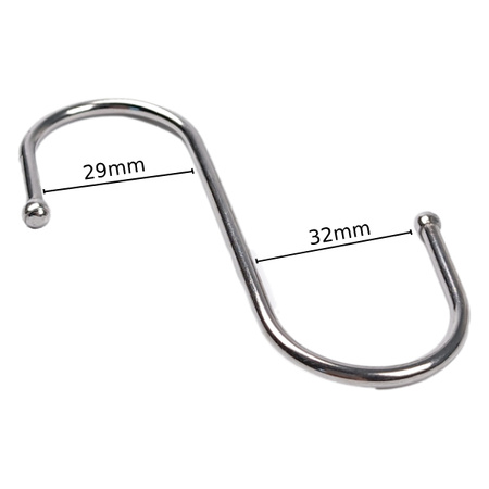 Hook type S - 90mm - Metal hanger - Hook