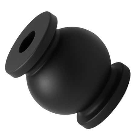 Wibroizolator 15mm/15mm - średnia twardość - czarny - tłumik drgań, damper, amortyzator - 1 szt