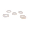 Flat silicone gasket 19/10.5mm - 5-piece - for washing machine hose - shower - faucet