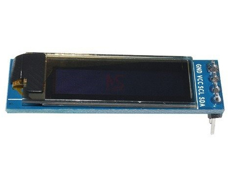Wyświetlacz OLED biały 0,91' 4P 128x32 na I2C - SSD1306 - Arduino