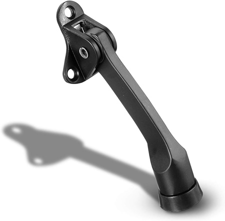 Ogranicznik do drzwi czarna 12cm nóżka podpora uniwersalna