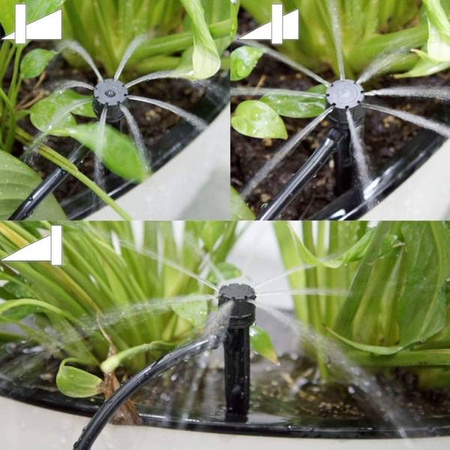 Sprinkler with pin - dripper 8 holes 13cm - Nozzle for plant irrigation system