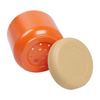 Pomarańczowa Doniczka URBAN - 9cm - Plastikowa Osłonka Z Podstawką 