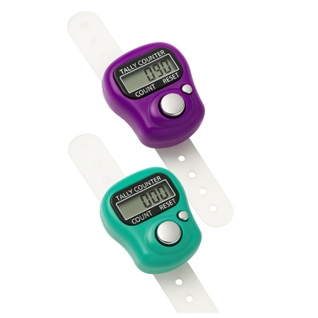 Klikacz Kliker Licznik Ręczny Clicker Mini Na Palec Elektroniczny