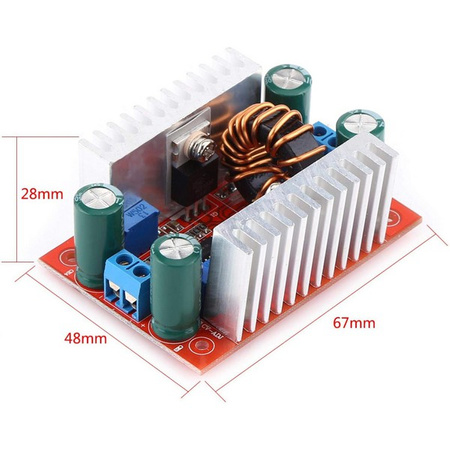 DC-DC converter 400W - 10V to 60V - 12A - STEP-UP