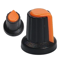 Gałka do Potencjometru - oś 6mm - wys. 17mm - pokrętło Orange 1 szt
