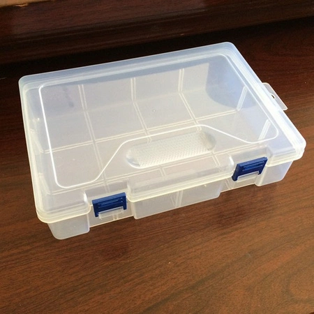 Plastikowe pudełeczko 230x160x60mm - zamykany pojemniczek - Organizer