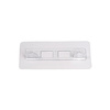 Self-adhesive bracket for shelf - 50x120mm - double - support - holder