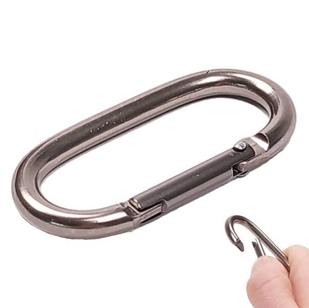 Oval Carabiner 50x24mm - Key Carabiner - Buckle - Survival