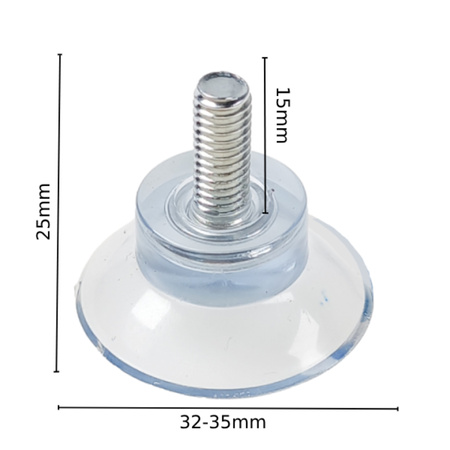 Stopka z przegubem 28x20mm srebrna - noga meblowa M6 - stopka regulowana do mebli
