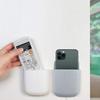 Wall mount for phone - gray - Stand for smartphone - remote control - trinket