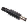 DC 5.5mm/2.5mm jack connector - female for soldered cable - for chargers