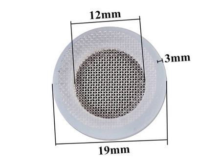 Uszczelka Gumowa z Filtrem Płaskim 19mm 1/2 Cala 10Szt Filtr do Węża Pralki