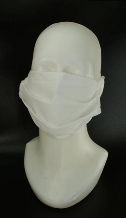 Maseczka ochronna na twarz 3-warstwowa z włókniny - biała -jednorazowa