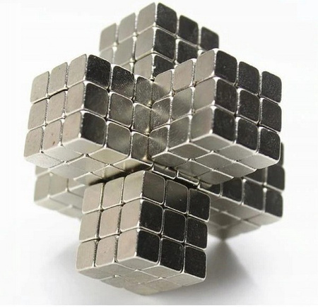 Magnes 5x5x5mm - sześcian - N30-N52 - magnes neodymowy - kostka