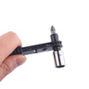 Bit wrench with ratchet 1/4" - mini socket wrench - ratchet - handle