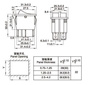 KCD3 rocker switch - ON/OFF switch - 220V - 6 PIN