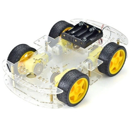 Podwozie robota 4WD ZK-03 - 260mm - 4 silniki z enkoderami - platforma mobilna