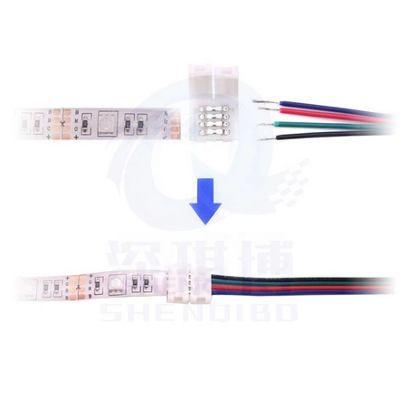 Przewód wstążkowy TLWY RGB - 4pin - AWG22 - do taśm LED - przewód 1mb