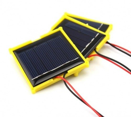 Panel solarny 3V 100mA - 6x6cm - panel słoneczny  monokrystaliczny do budowy robotów i projektów DIY - fotowoltaiczny