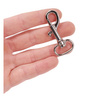 Karabińczyk metalowy z krętlikiem 45x16mm - Karabinek do smyczy - Survival